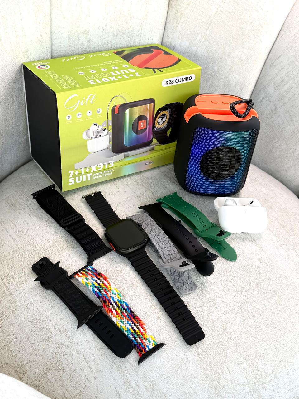 Reloj Combo K28 Smart Watch 7 en 1